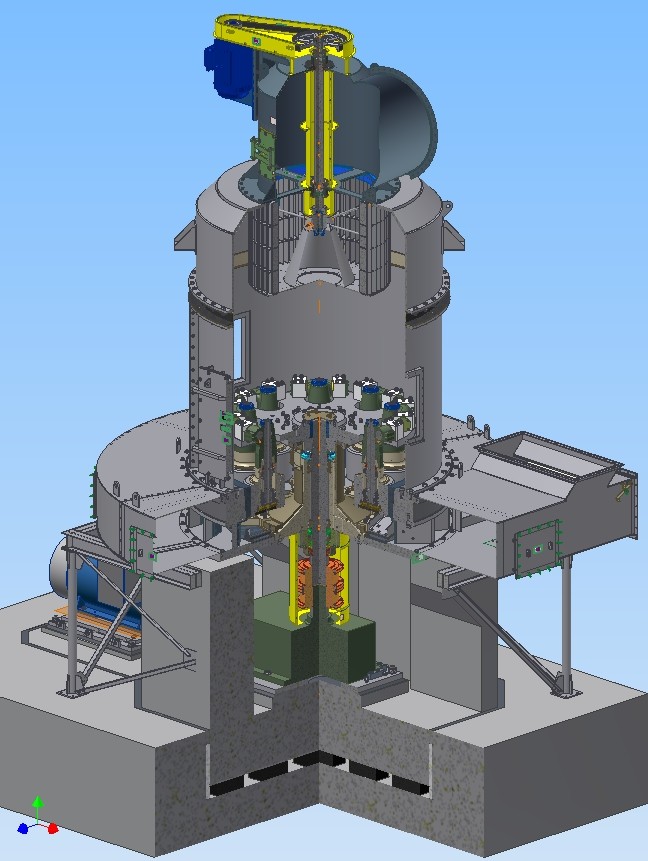 Grinding mill for Carborundum pulverizing