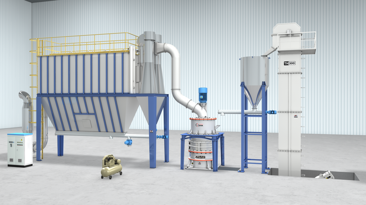 Calcined calcium carbonate grinding machine