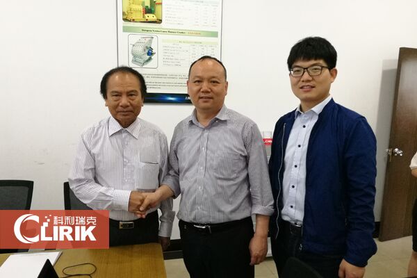 Vietnam Customer Visit Clirik For Powder Surface Coating Machine