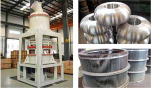 Diatomaceous earth grinding machine