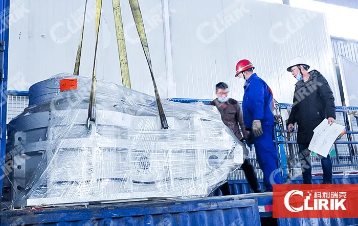 CLUM vertical roller mill delivery site