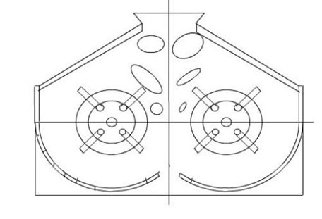 Double rotor hammer crusher