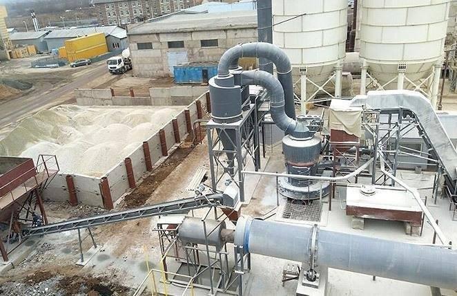 kaolin clay processing production line Raymond mill