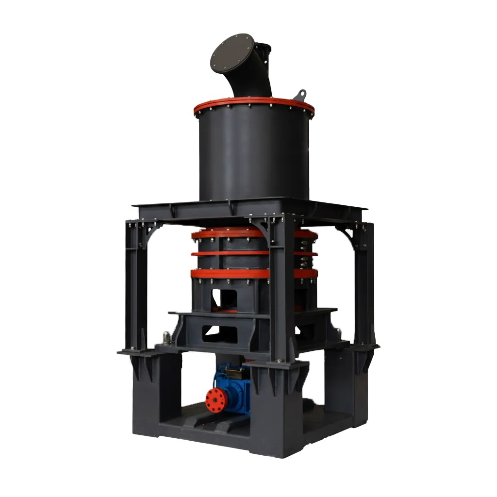 HGM ultrafine grinding mill with vertical grinding assembly and attached processing equipment HGM ultrafine grinding mill with vertical grinding assembly and attached processing equipment
