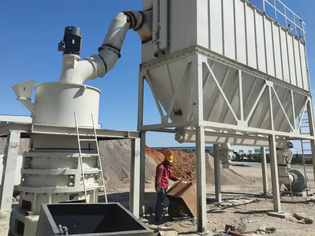 HGM100L-II Roller Mill Grinding Plant in Vietnam