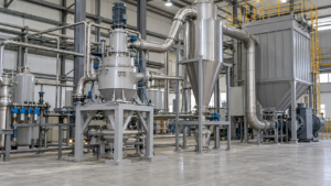 Fluidized Bed Opposed Jet Mill: Principle